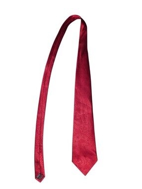 6/8/7. Mens Jeffery Scott Classic Solid Red Men's Slim Tie